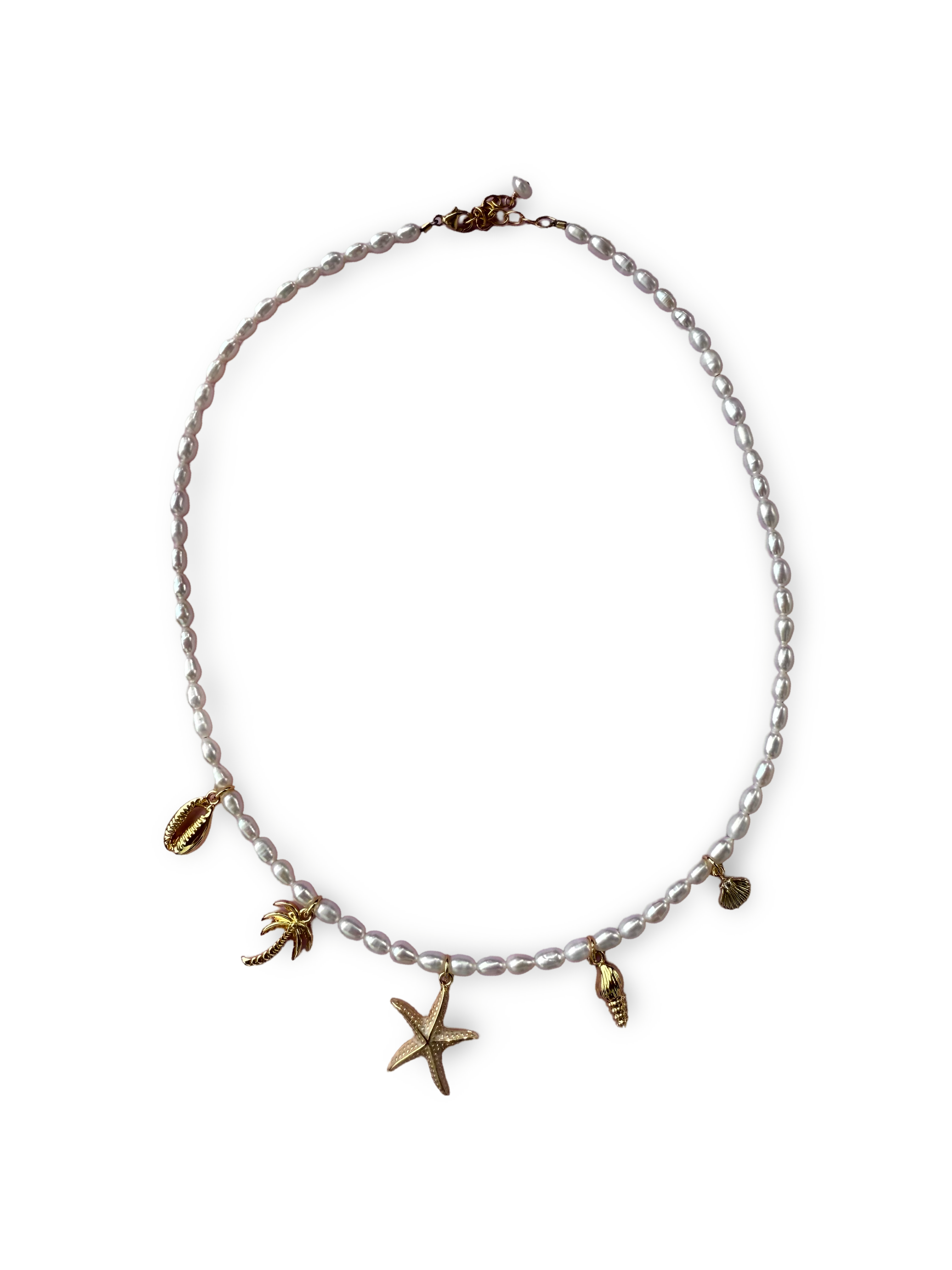 Pearl Charm Necklace