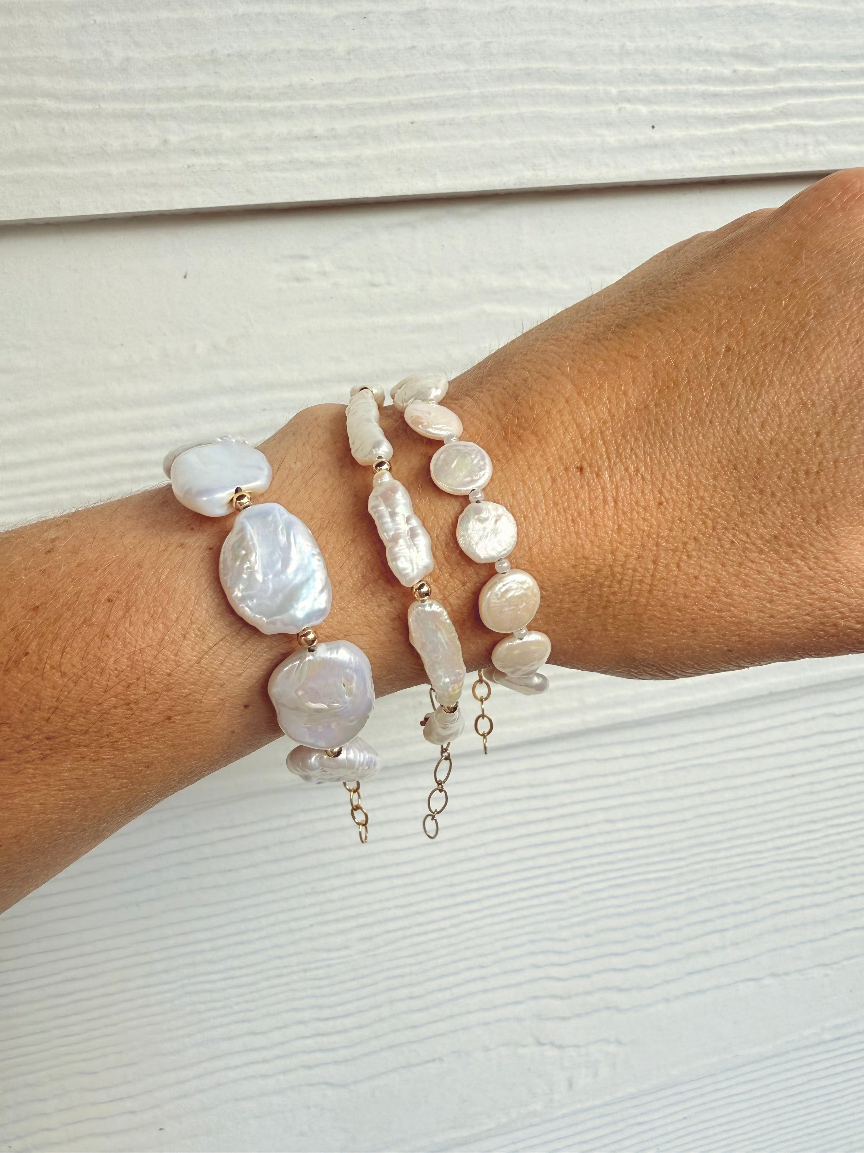 Biwa Pearl Bracelet