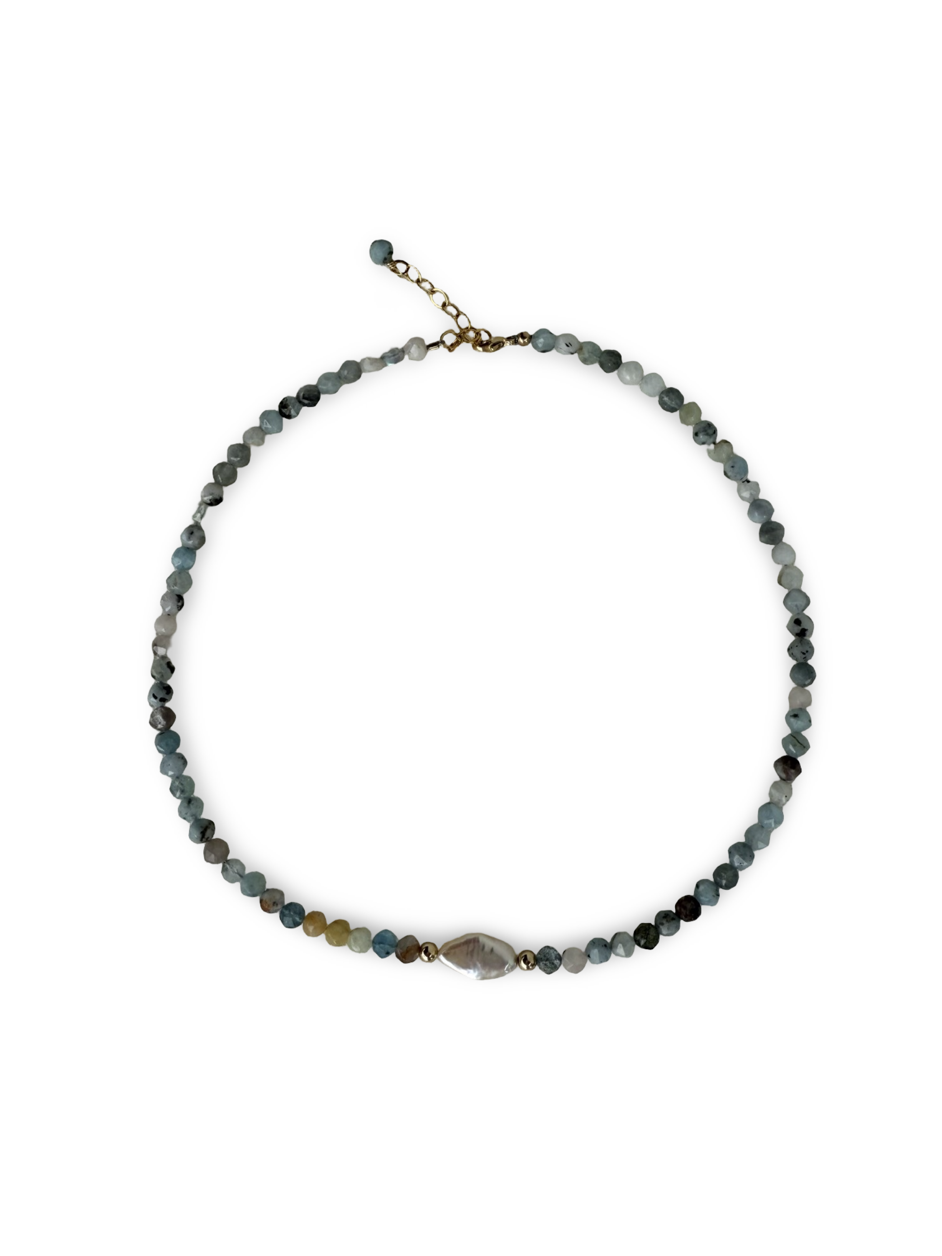 Blue Calcite Necklace