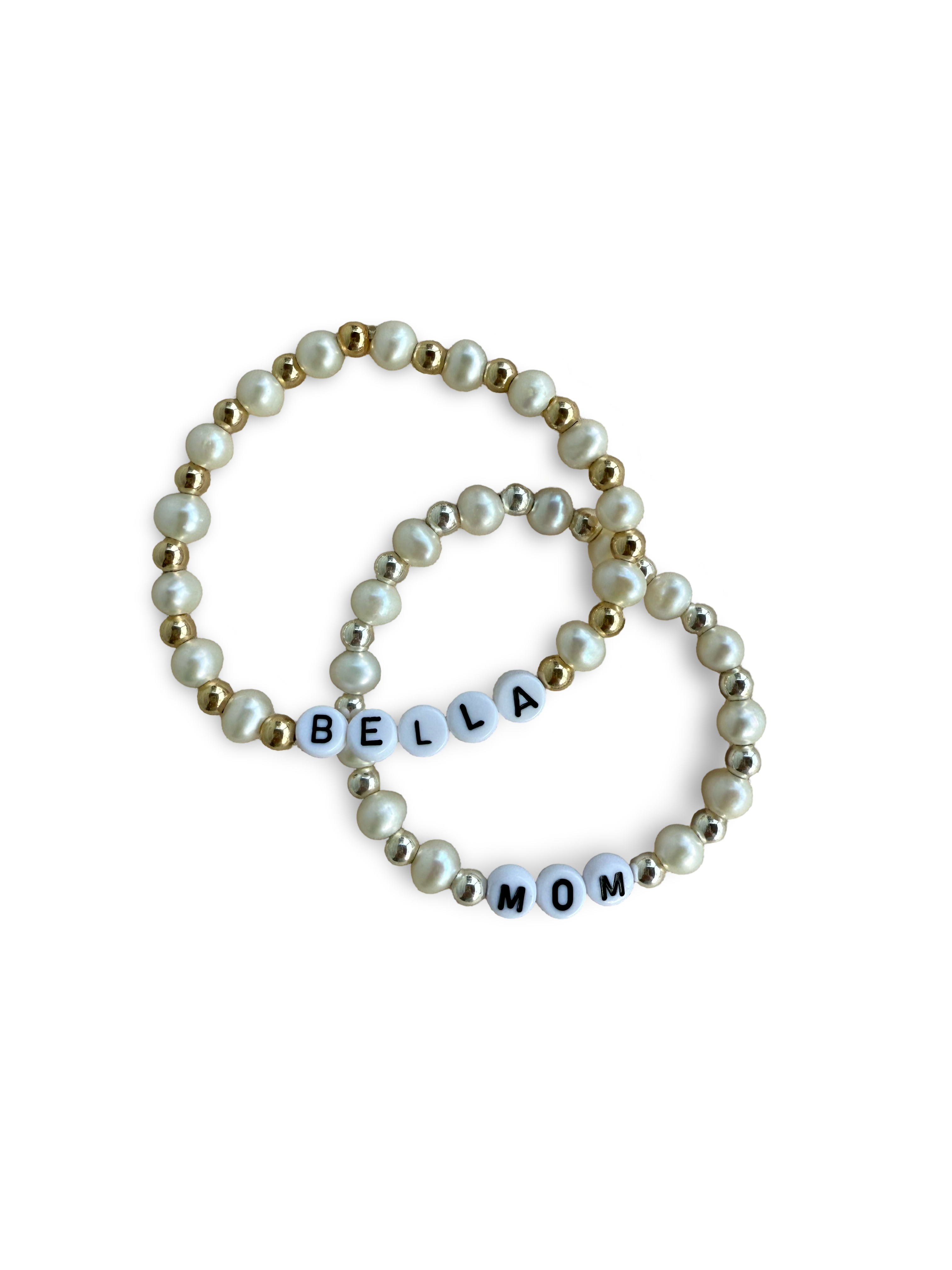 Pearl Alphabet Bracelet