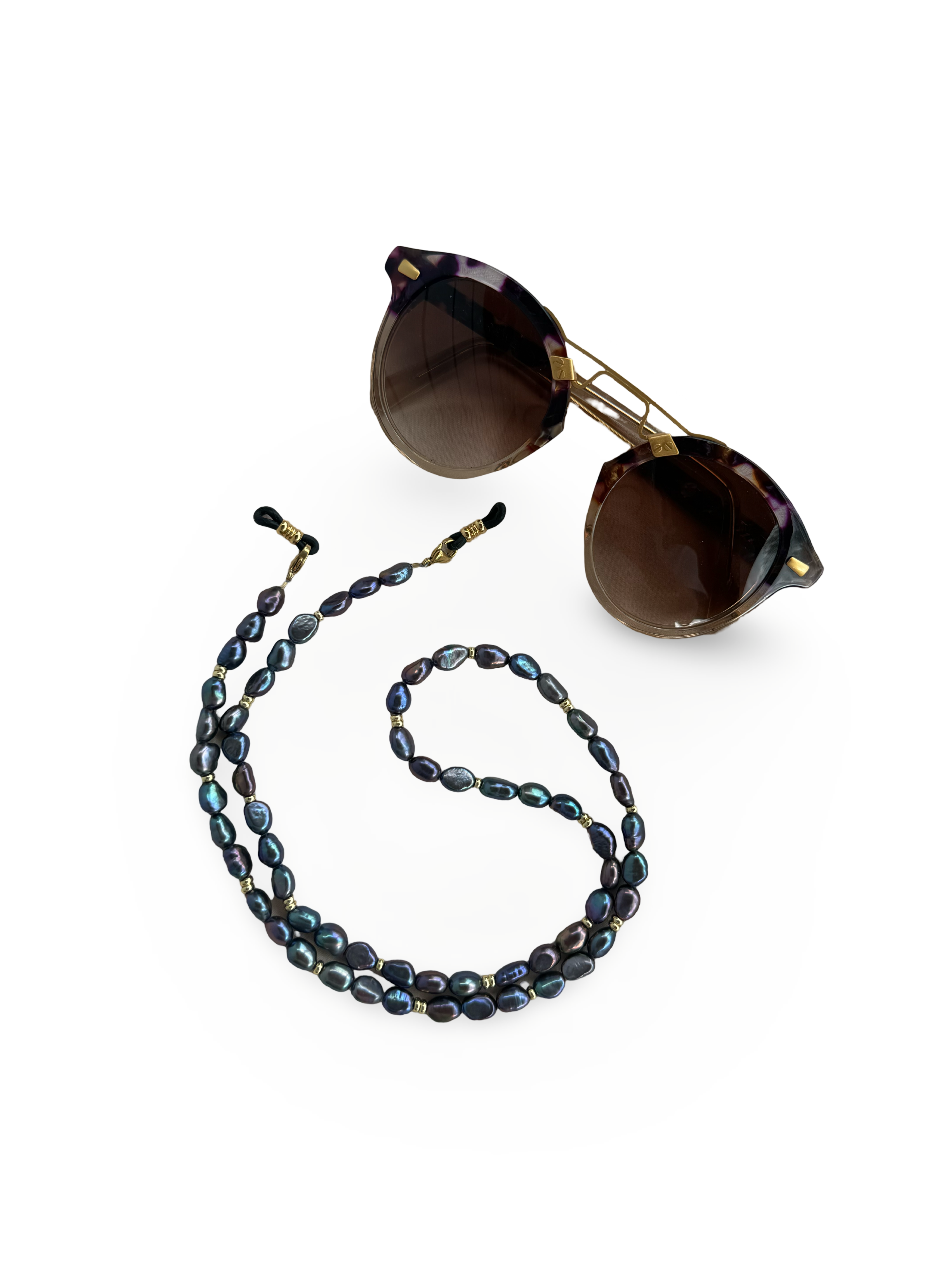 Black Pearl Sunglasses Chain