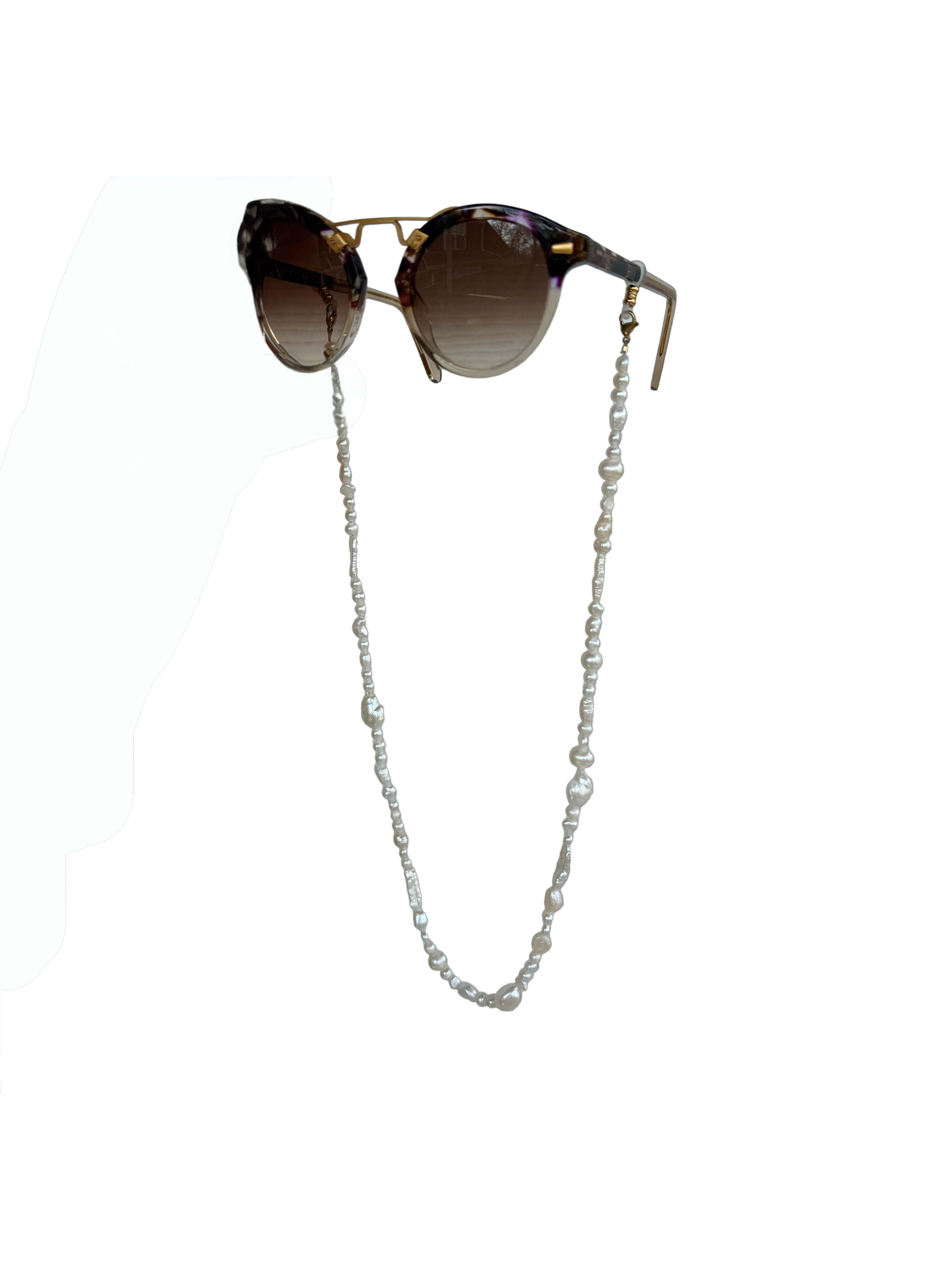 Baroque Pearl Sunglasses Chain