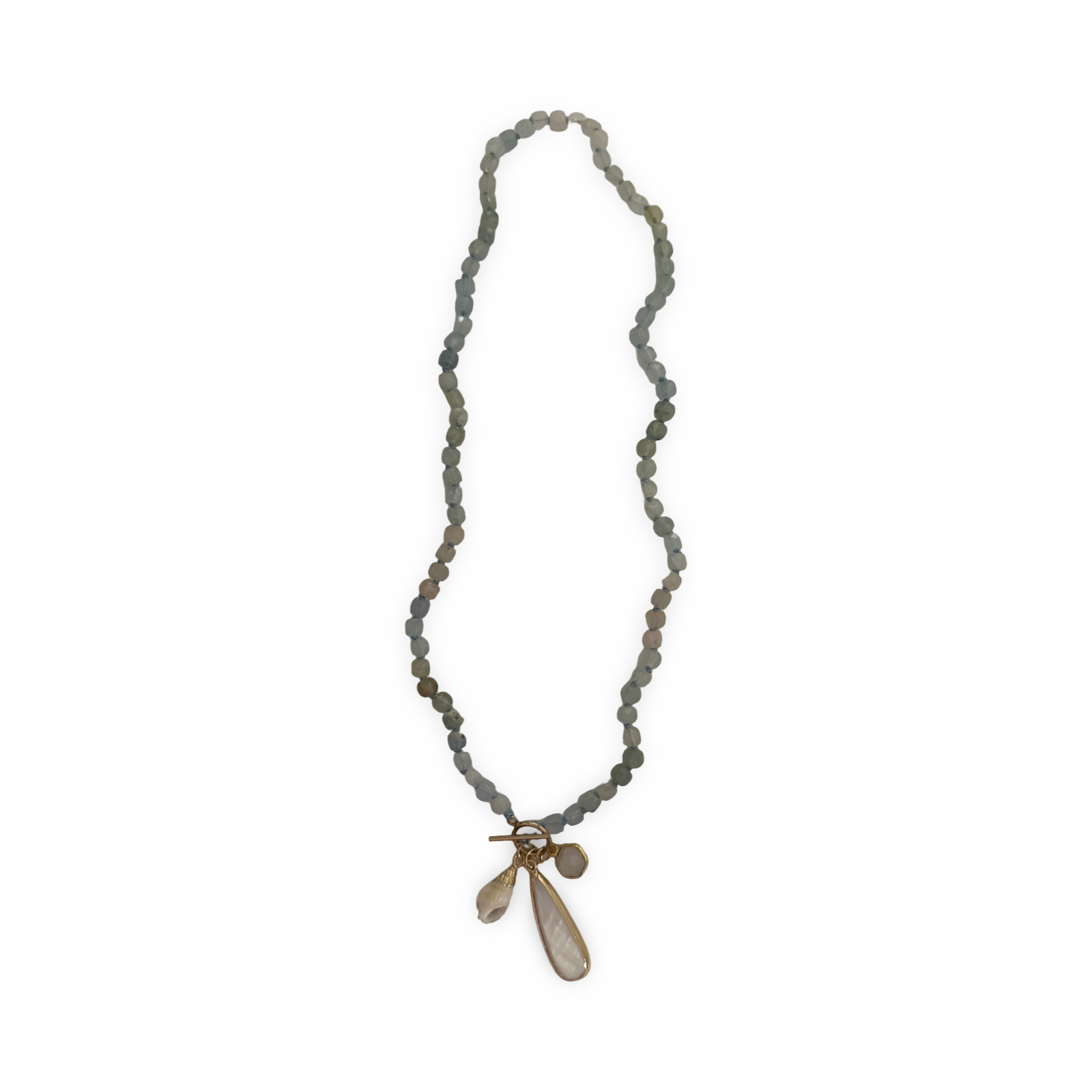 Hand Knotted Aquamarine Necklace